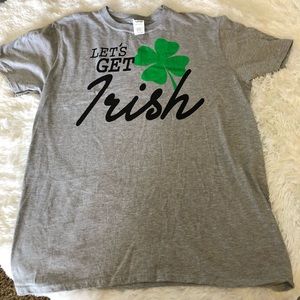 🇺🇸 Irish Gray St. Patrick’s T-Shirt, Sz Large